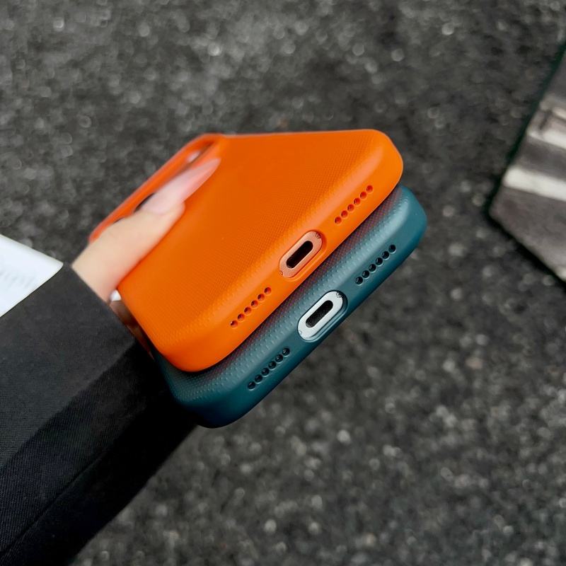 Shockproof Anti-Slip Grip Metal Buttons Case- iPhone