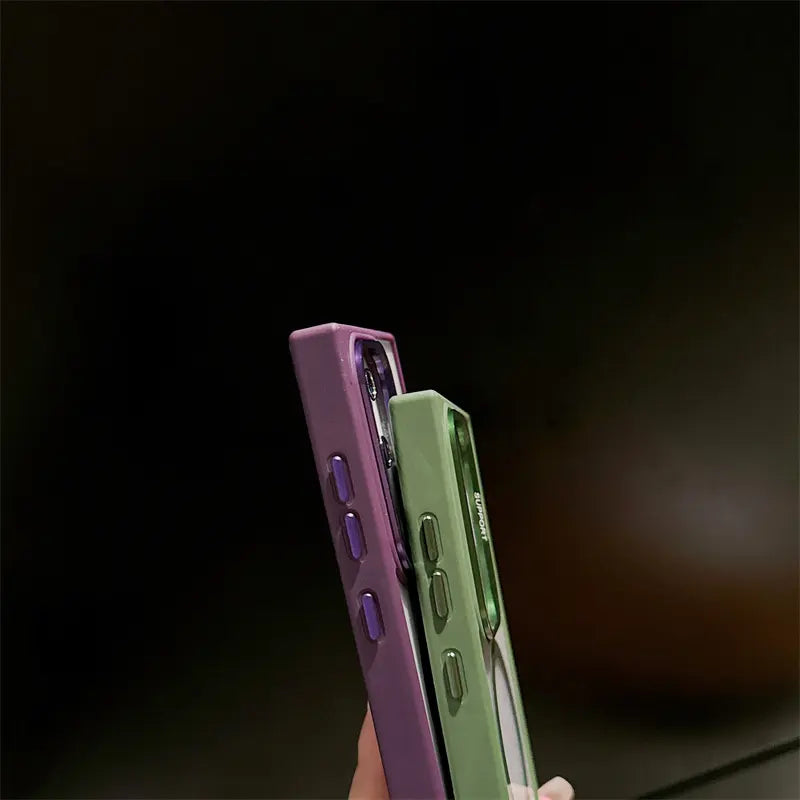 Metal Bracket Magnetic Kickstand Case- Samsung