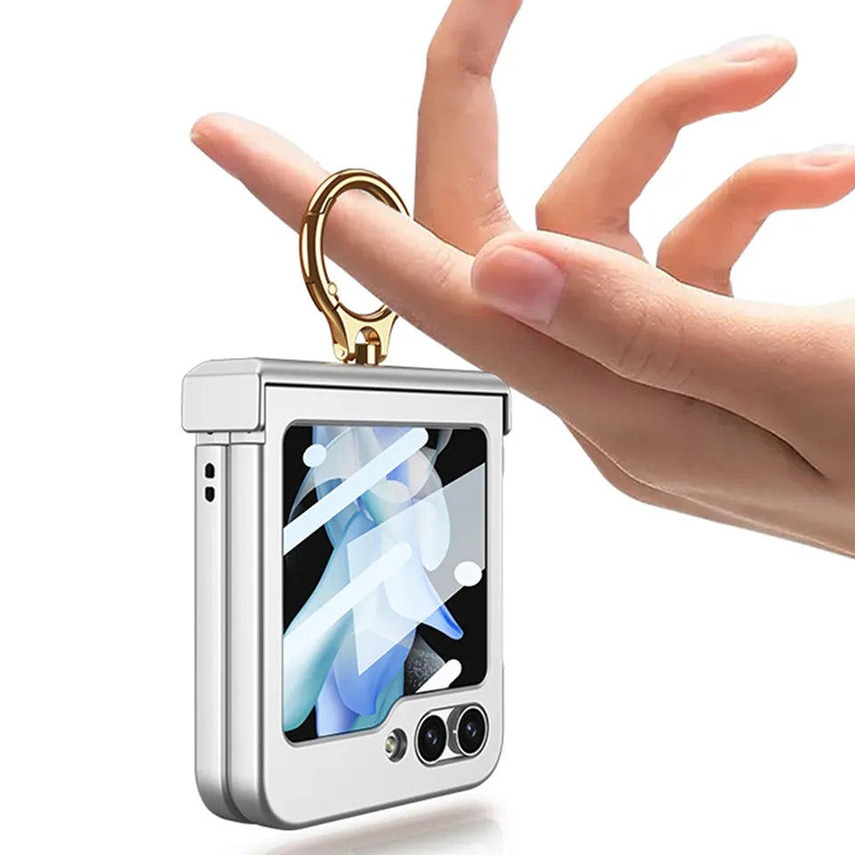 Magnetic Folding Ring Shell Case For Galaxy Z Flip 5