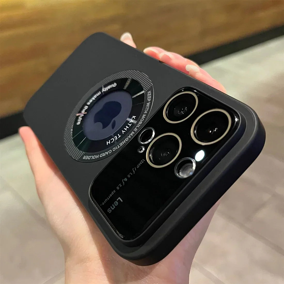 Lens Protection Luxury Plating 3D Case For iPhone SERIES
