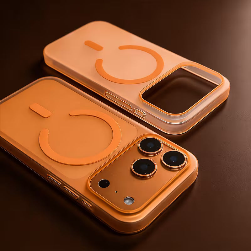 Luxury Translucent Matte Magnetic Case- iPhone