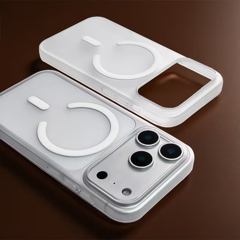Luxury Translucent Matte Magnetic Case- iPhone