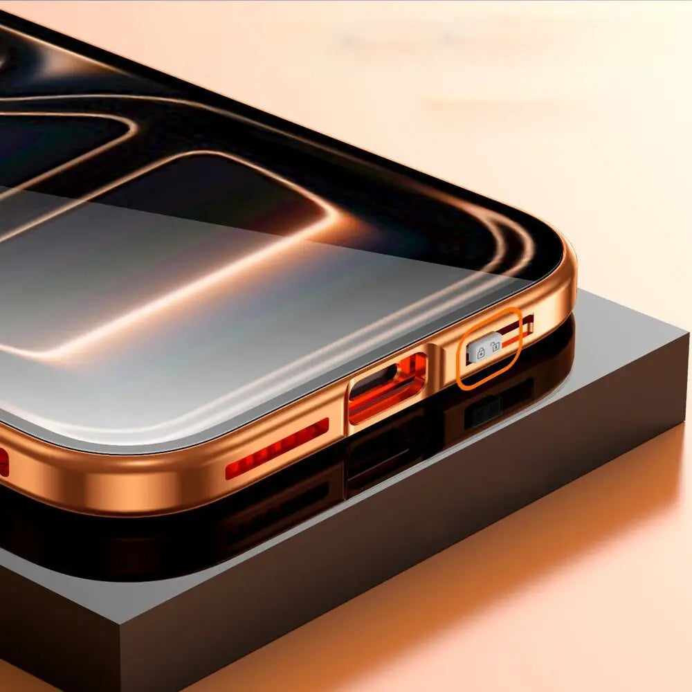 Full Protection Twin Glass Shield Case - iPhone Series