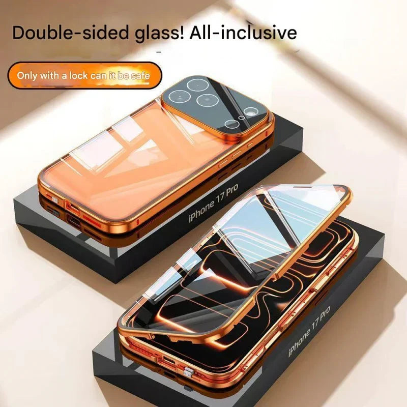 Full Protection Twin Glass Shield Case - iPhone Series