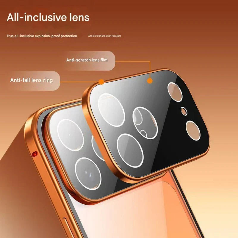 Full Protection Twin Glass Shield Case - iPhone Series