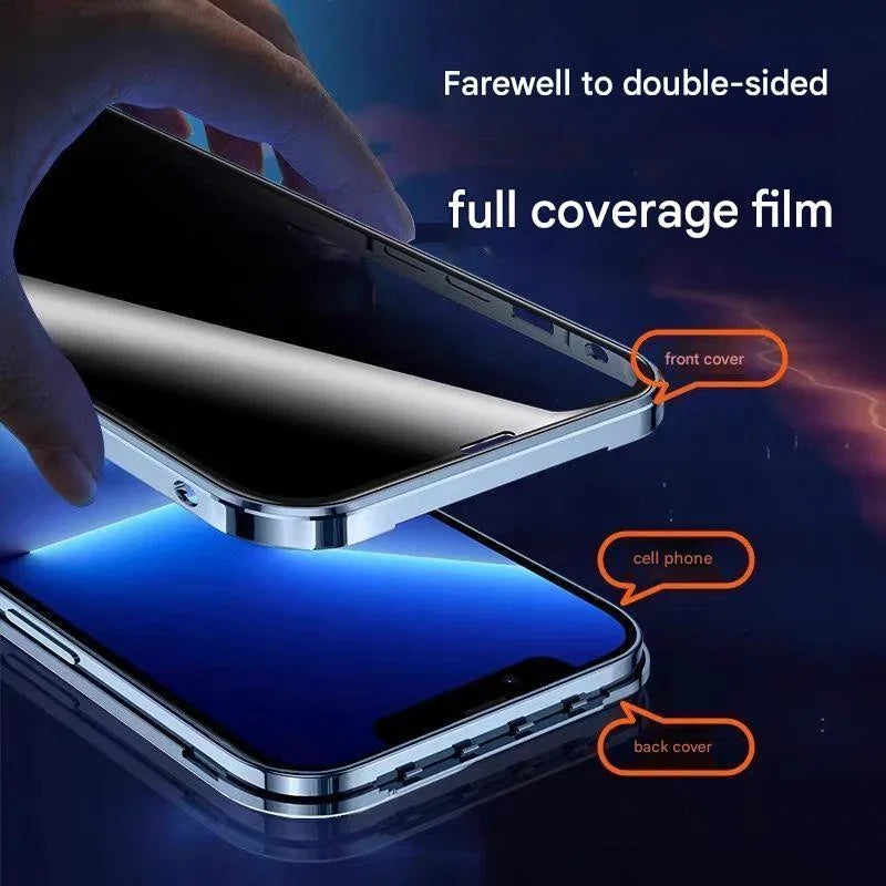 Full Protection Twin Glass Shield Case - iPhone Series