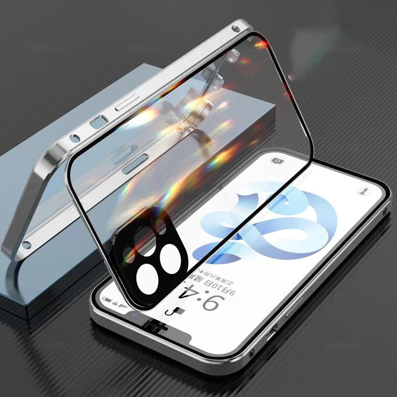 Full Protection Twin Glass Shield Case - iPhone Series