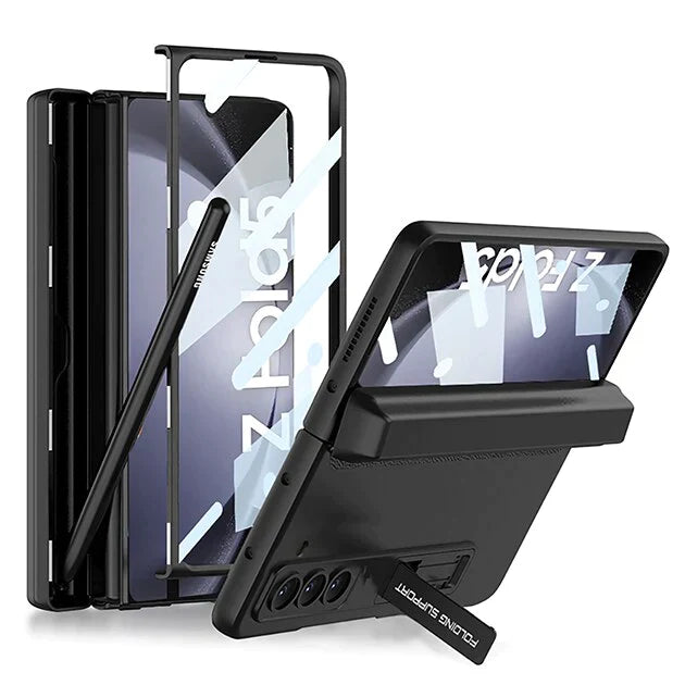 SHOCKPROOF MATTE CASE WITH PEN HOLDER FOR GALAXY Z FOLD 5
