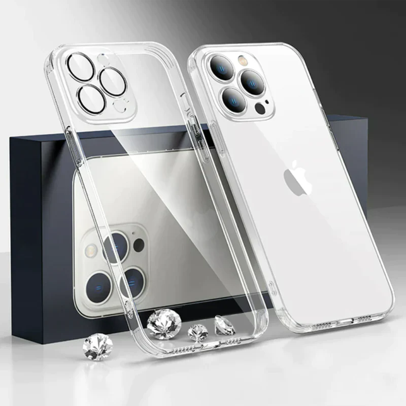 IPHONE 14 SERIES ELECTROPLATING  CASE WITH LENS PROTECTION