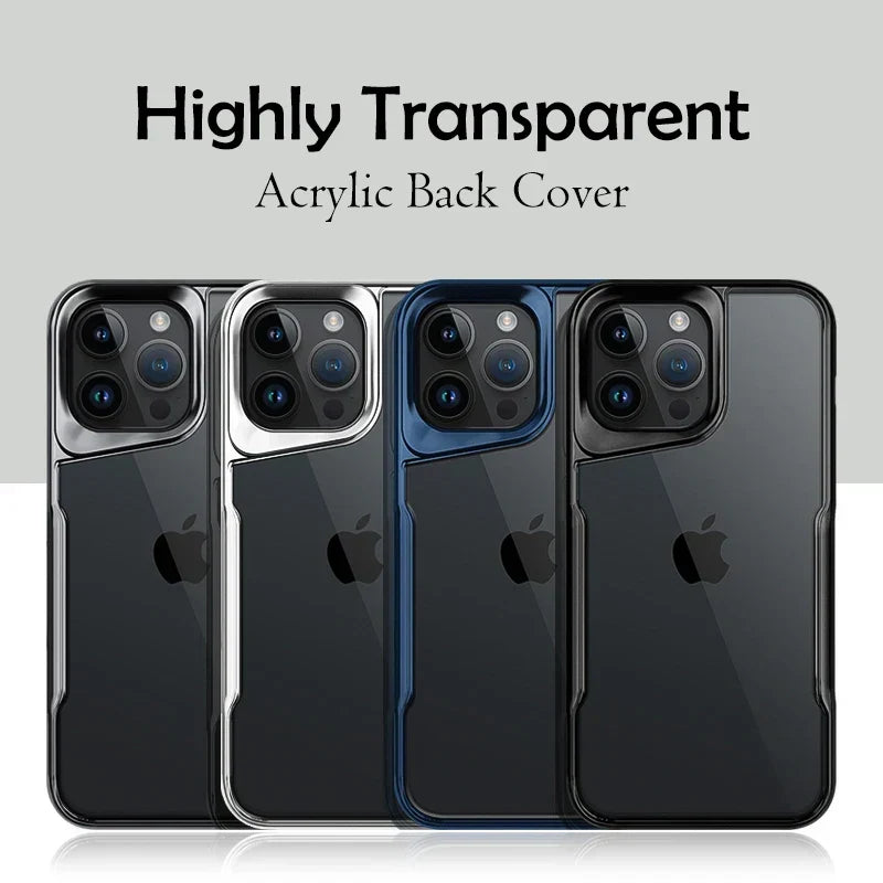 Premium Acrylic Clarity Defender Case for iPhone Series