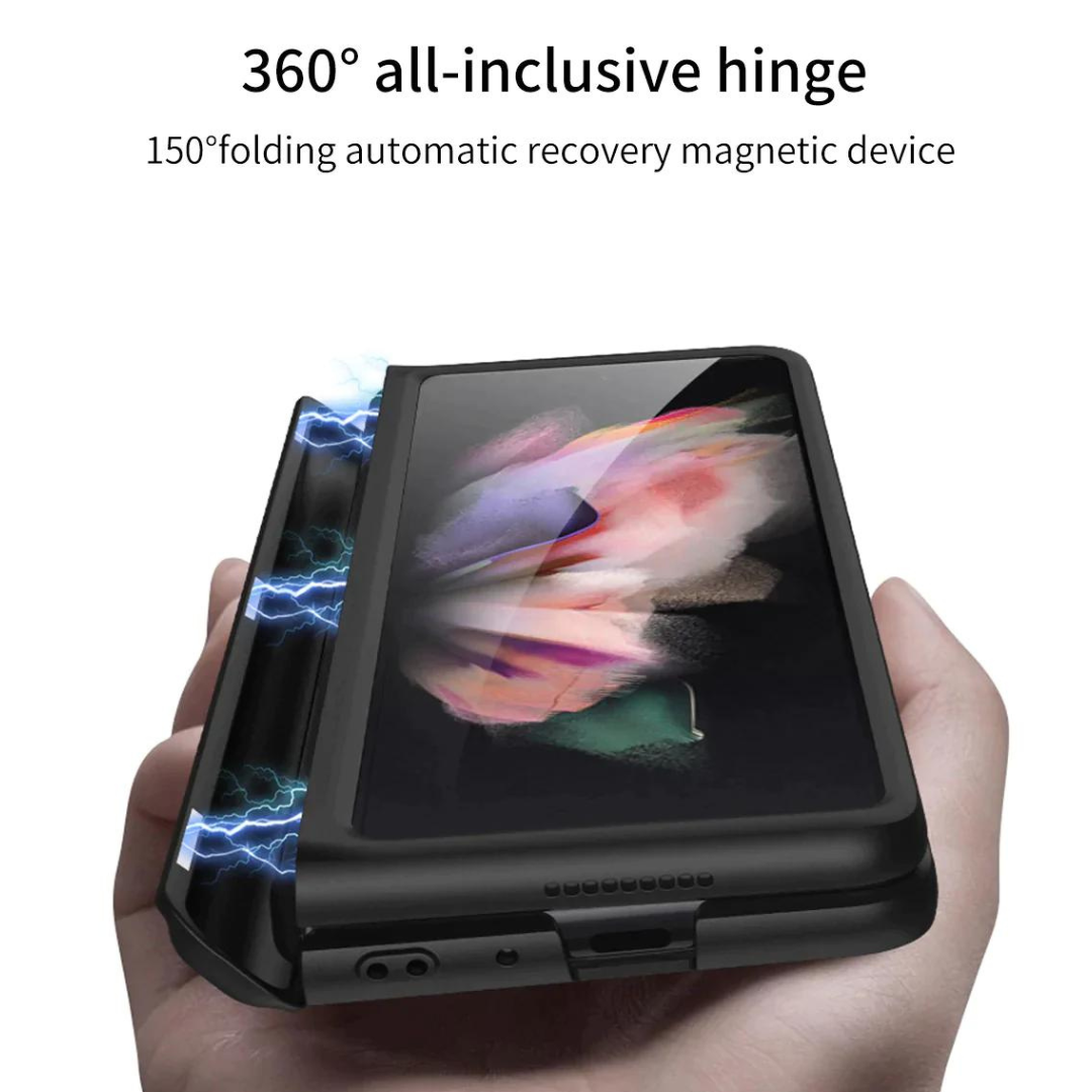 MAGNETIC FRAME KICK STAND ALL-INCLUDED CASE WITH S PEN SLOT Z FOLD SERIES
