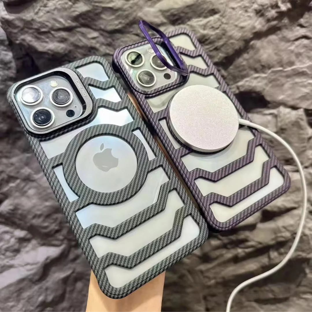 Carbon Hollow Heat Radiation Case- iPhone