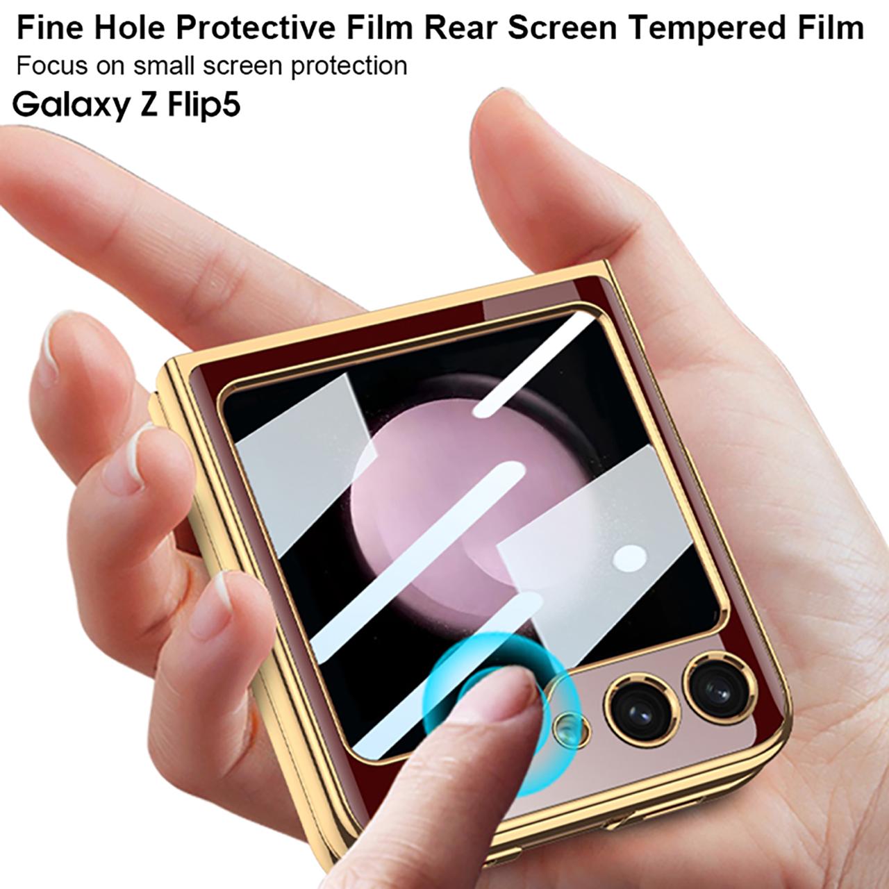 Samsung Galaxy Z Flip Series Deer Pattern Glass Case