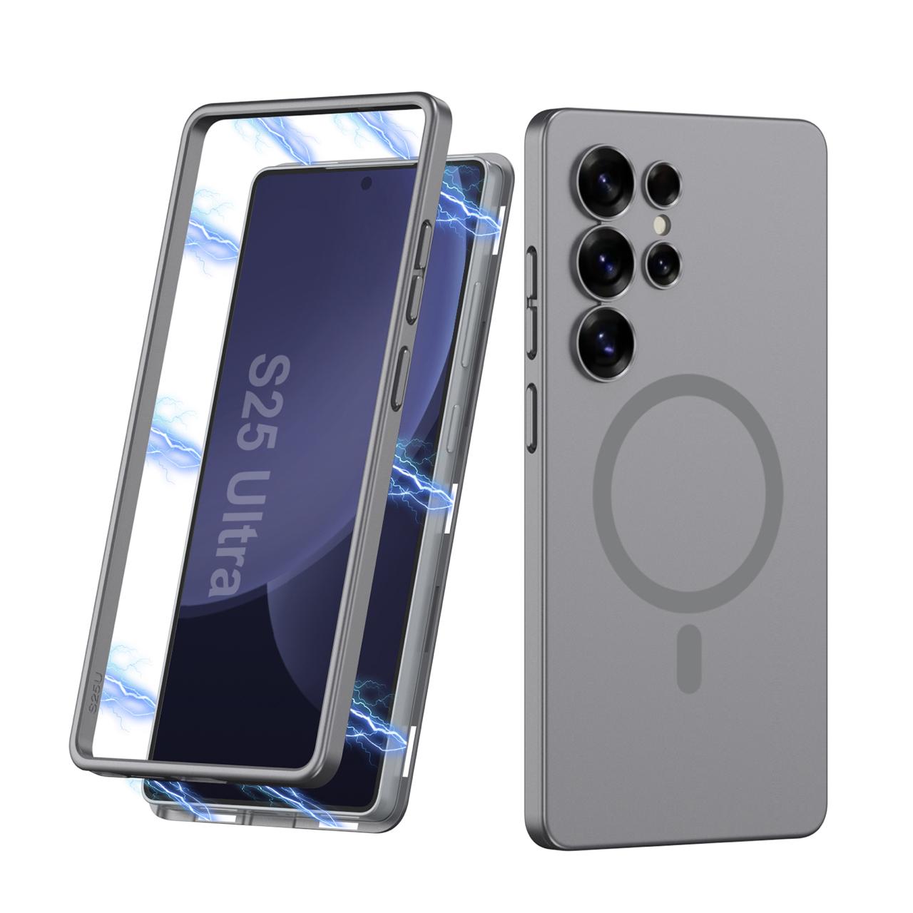 Matte Magsafe Case With Titanium Frame - Samsung