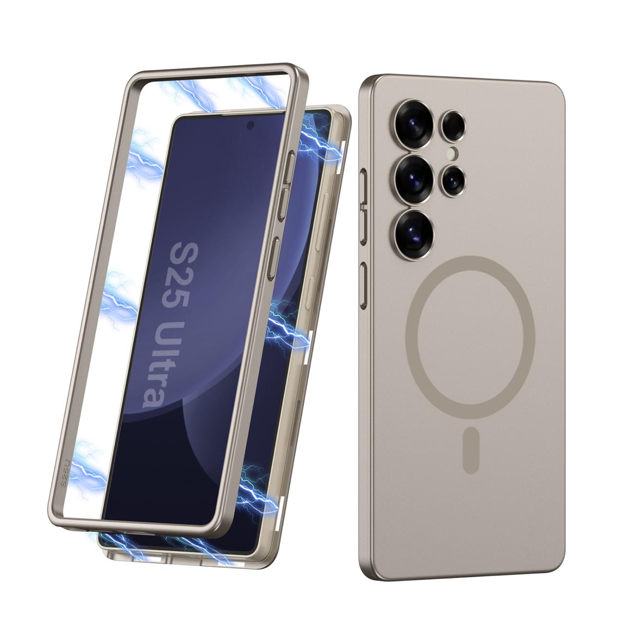 Matte Magsafe Case With Titanium Frame - Samsung