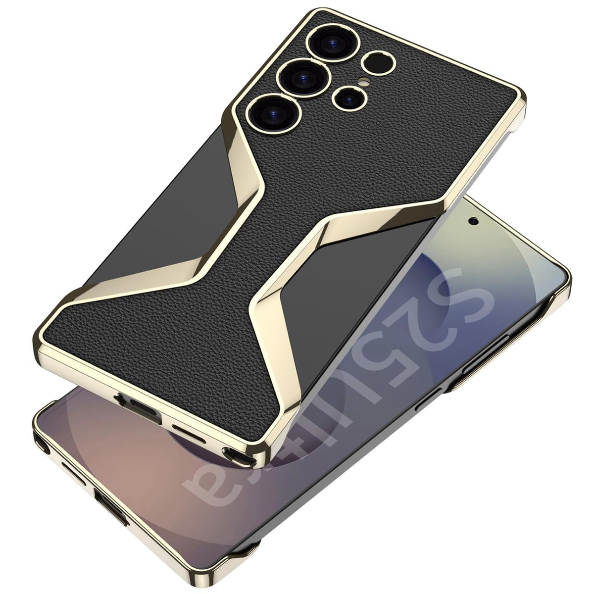 Elegant Borderless Leather Case - Samsung
