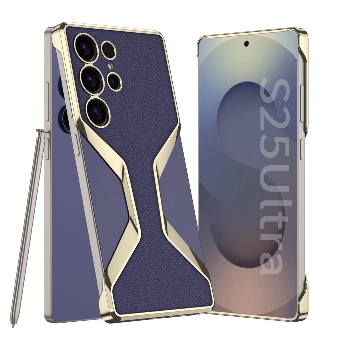 Elegant Borderless Leather Case - Samsung