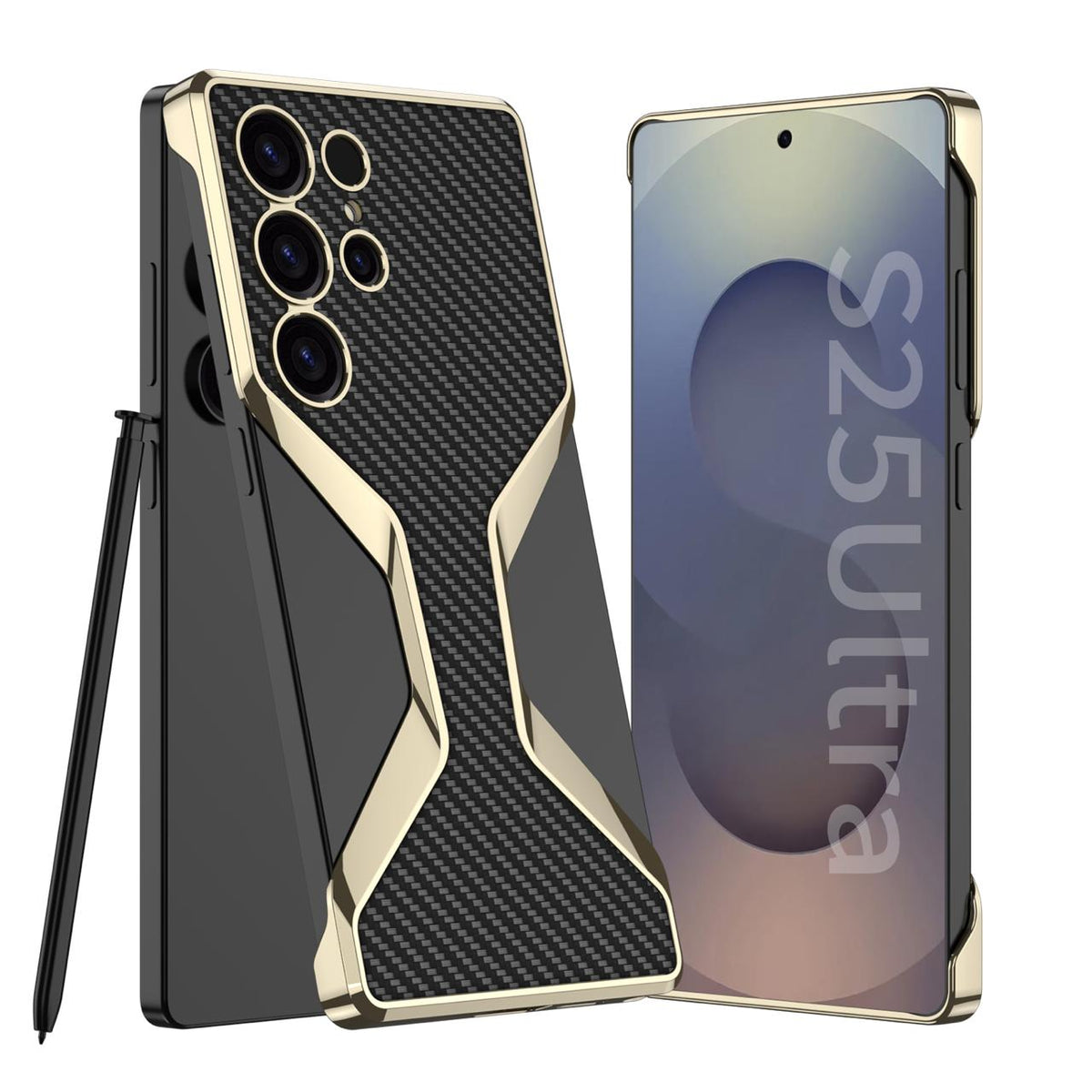 Elegant Borderless Leather Case - Samsung