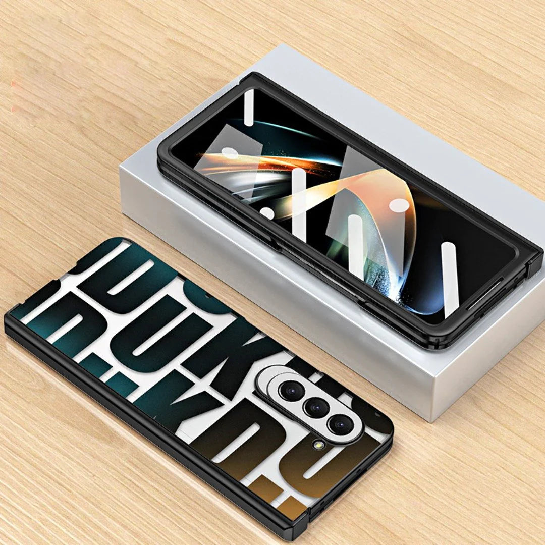 Luxury Polycarbonate Hinge Protection Case - Galaxy Z Fold 5