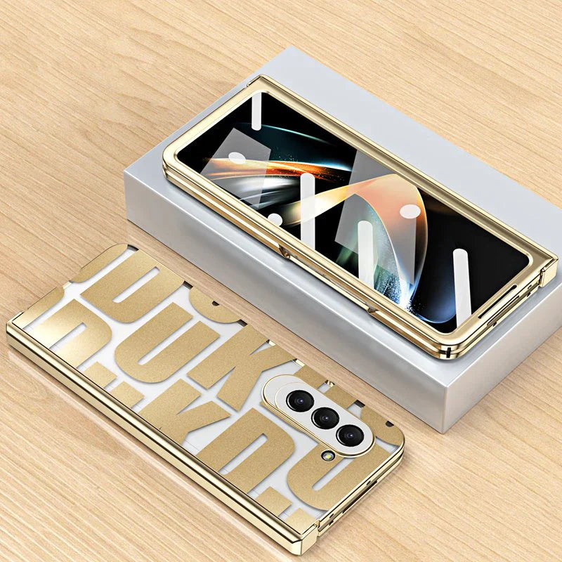 Luxury Polycarbonate Hinge Protection Case - Galaxy Z Fold 5