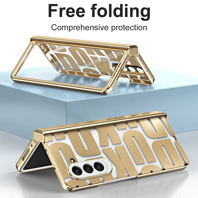 Luxury Polycarbonate Hinge Protection Case - Galaxy Z Fold 5