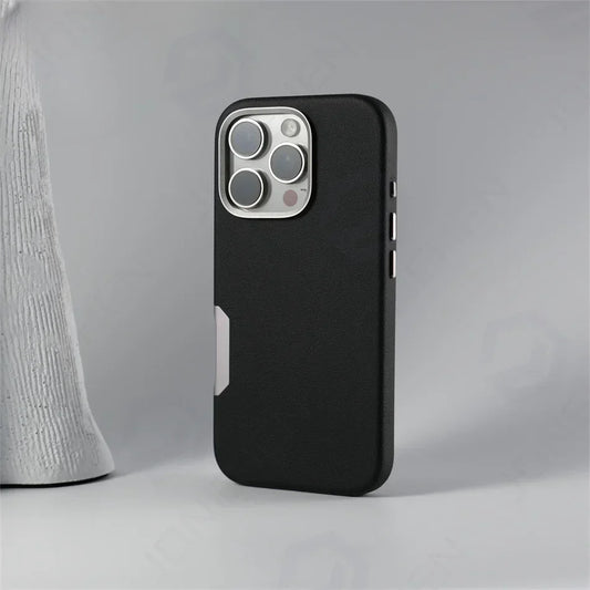 Classic Leather Magnet Shield- iPhone 16 Series