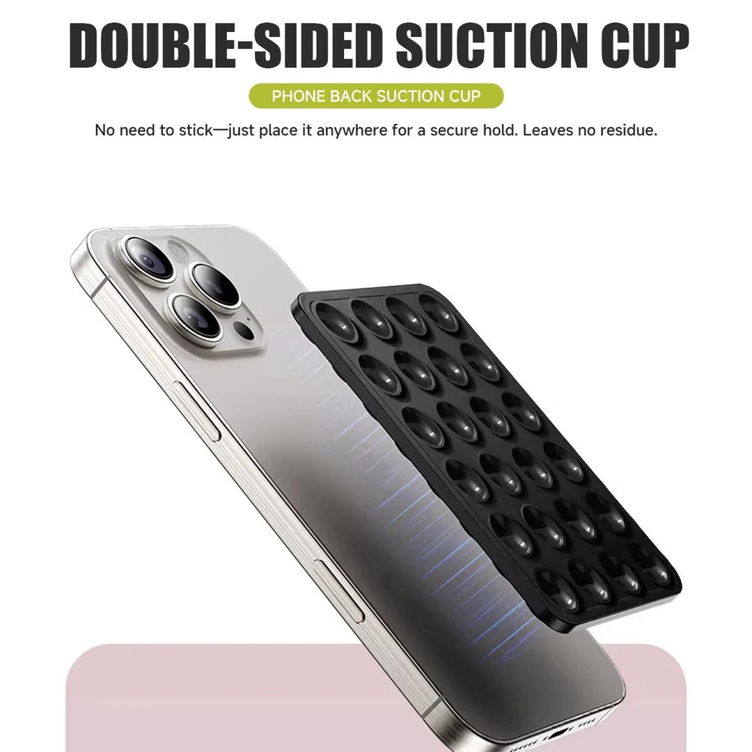 Double-Sided Phone Back Suction Cup Holder