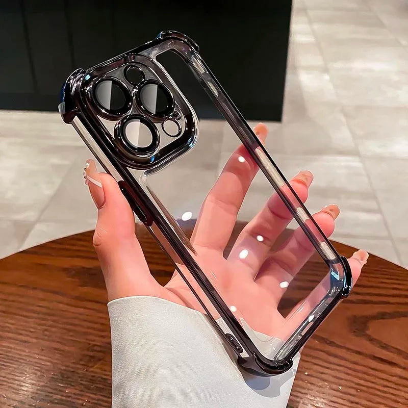 Crystal Edge Transparent Bumper Case- iPhone