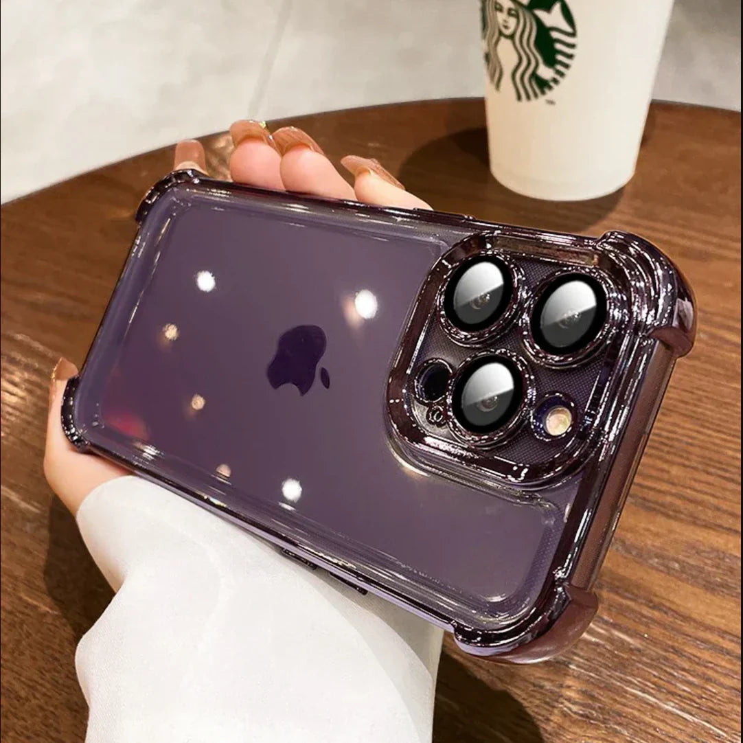 Crystal Edge Transparent Bumper Case- iPhone
