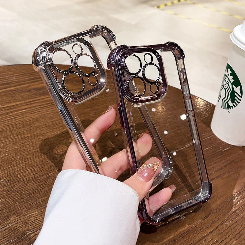 Crystal Edge Transparent Bumper Case- iPhone