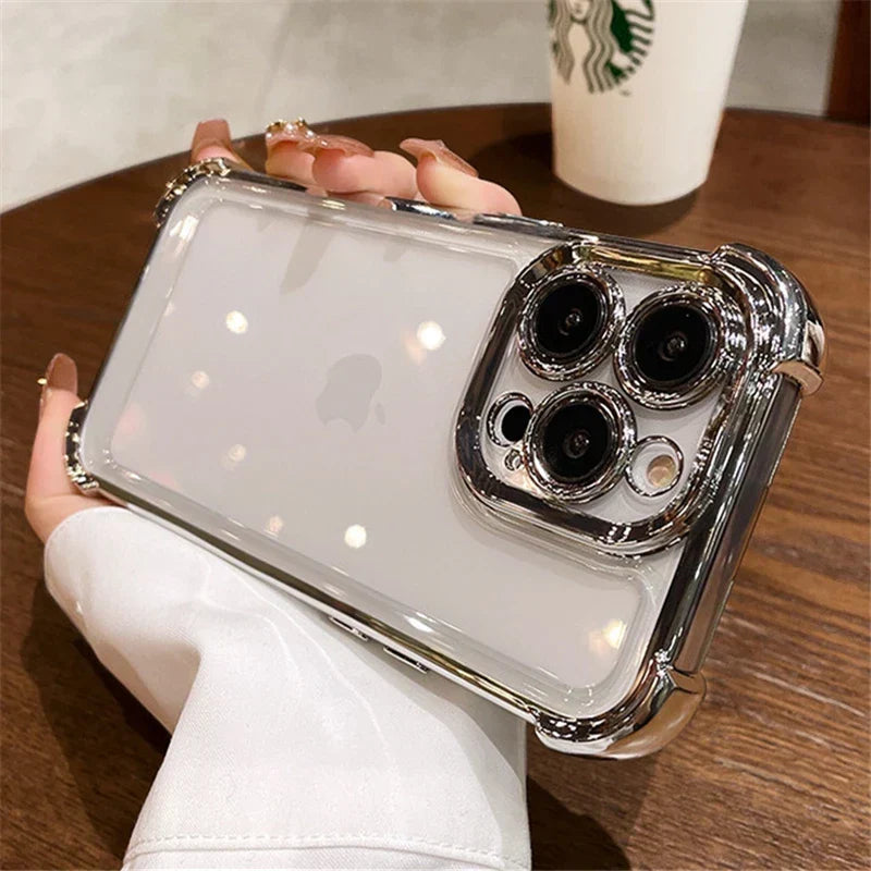 Crystal Edge Transparent Bumper Case- iPhone