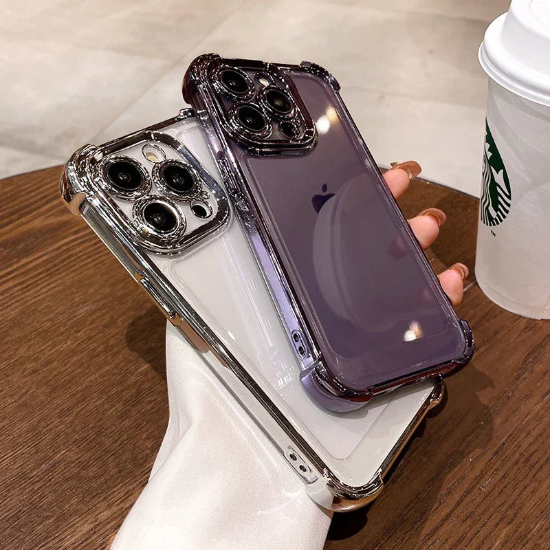 Crystal Edge Transparent Bumper Case- iPhone