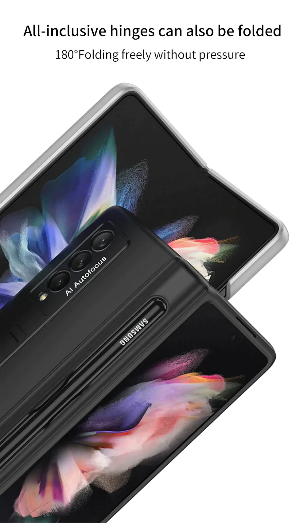 MAGNETIC FRAME KICK STAND ALL-INCLUDED CASE WITH S PEN SLOT Z FOLD 3