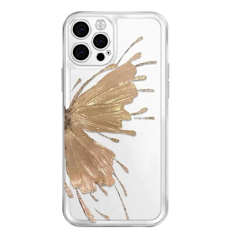 Luxury Butterfly Wings Soft Case for iPhone Series