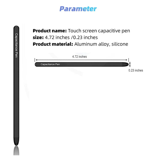 Aluminium Capacitance Pen Replacement Screen Pointer Touch Pen For Galaxy Z Fold & Flip Series