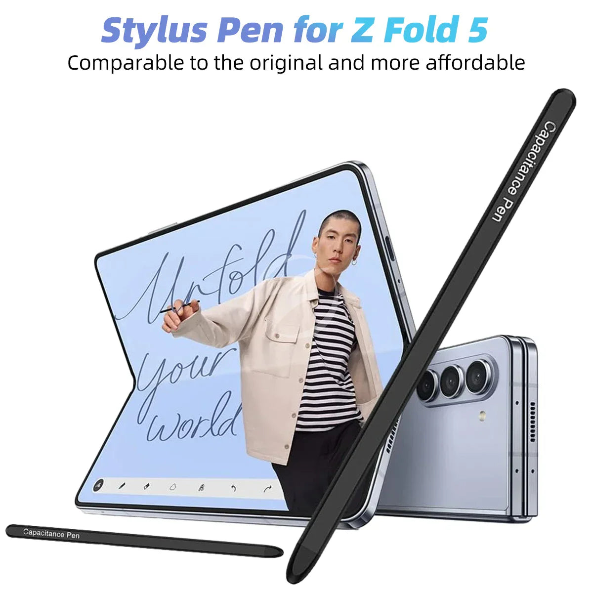 Aluminium Capacitance Pen Replacement Screen Pointer Touch Pen For Galaxy Z Fold & Flip Series