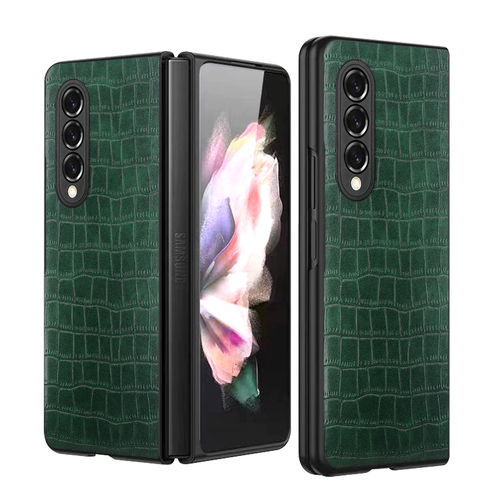 Croco Leather  Pattern Case for Galaxy Z Fold 4