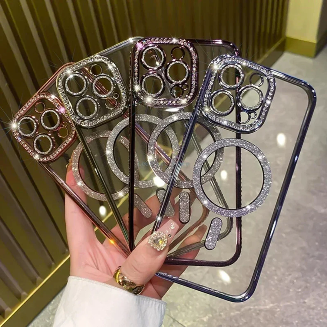 Electroplating MagSafe Diamond Edge Case - iPhone 15 Series