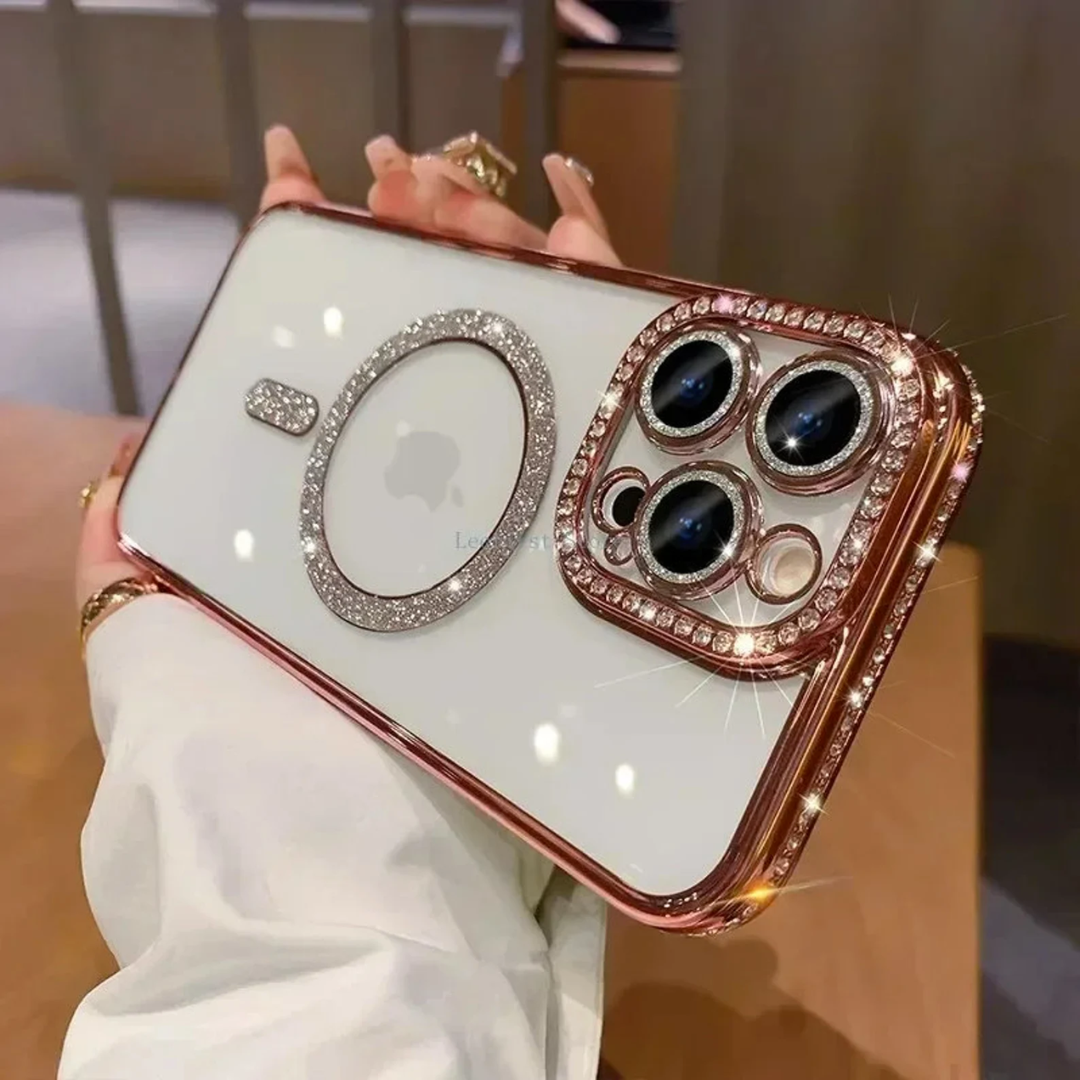 Electroplating MagSafe Diamond Edge Case - iPhone 15 Series