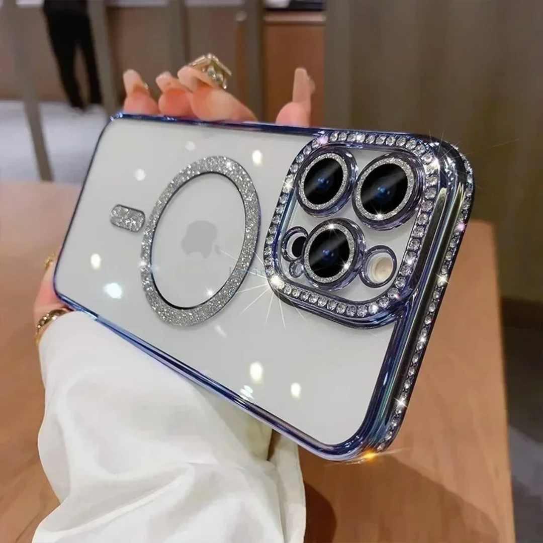 Electroplating MagSafe Diamond Edge Case - iPhone 15 Series