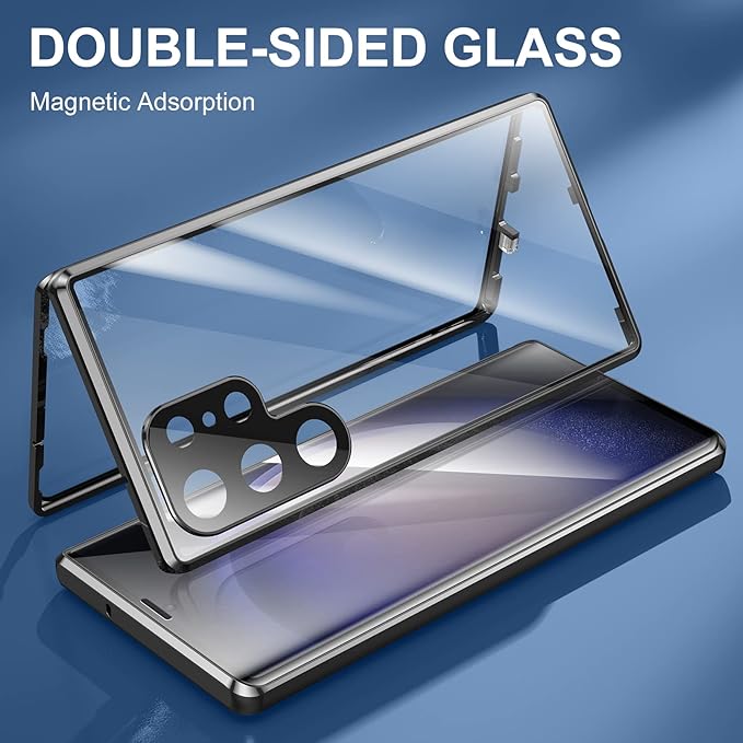 Galaxy S Series - Double Sided Magnetic Aluminium  Frame Case