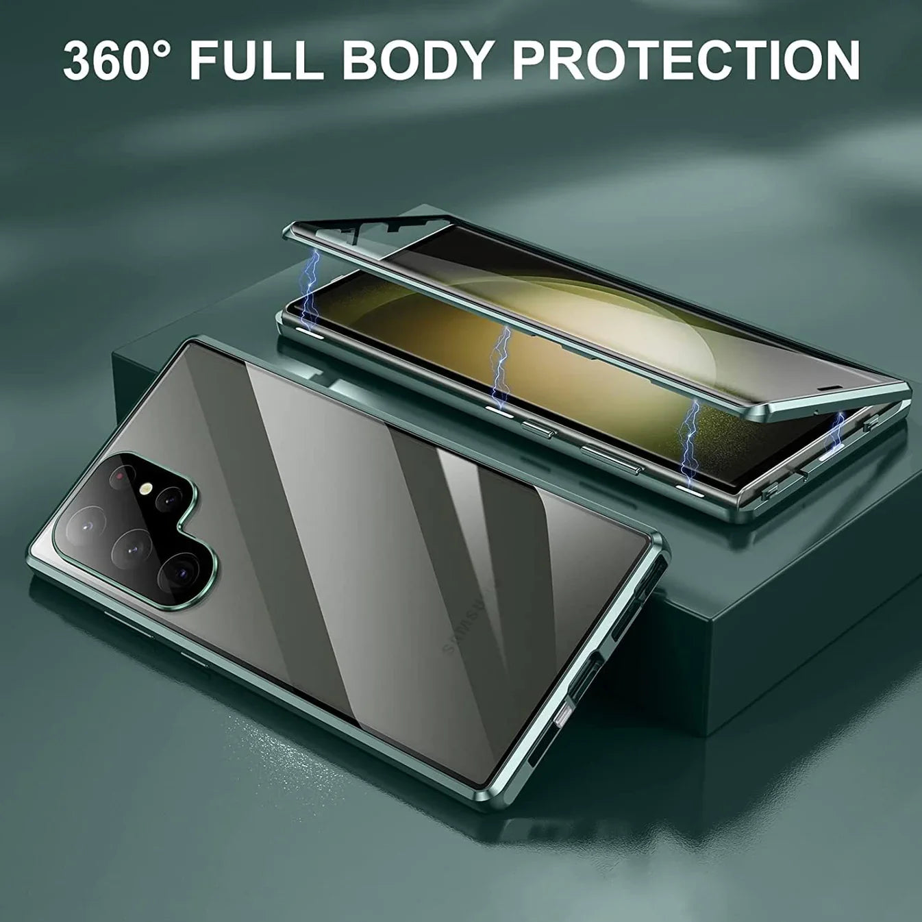 Galaxy S Series - Double Sided Magnetic Aluminium  Frame Case