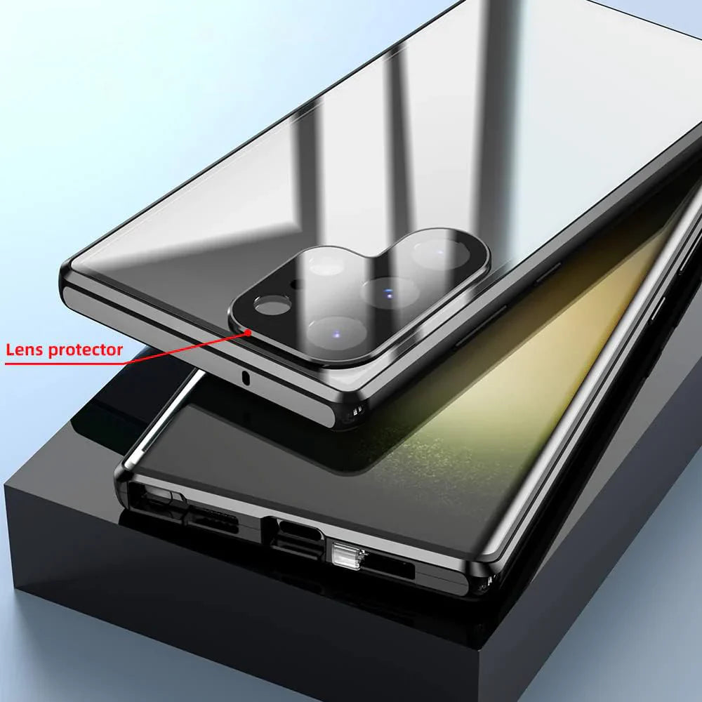 Galaxy S Series - Double Sided Magnetic Aluminium  Frame Case