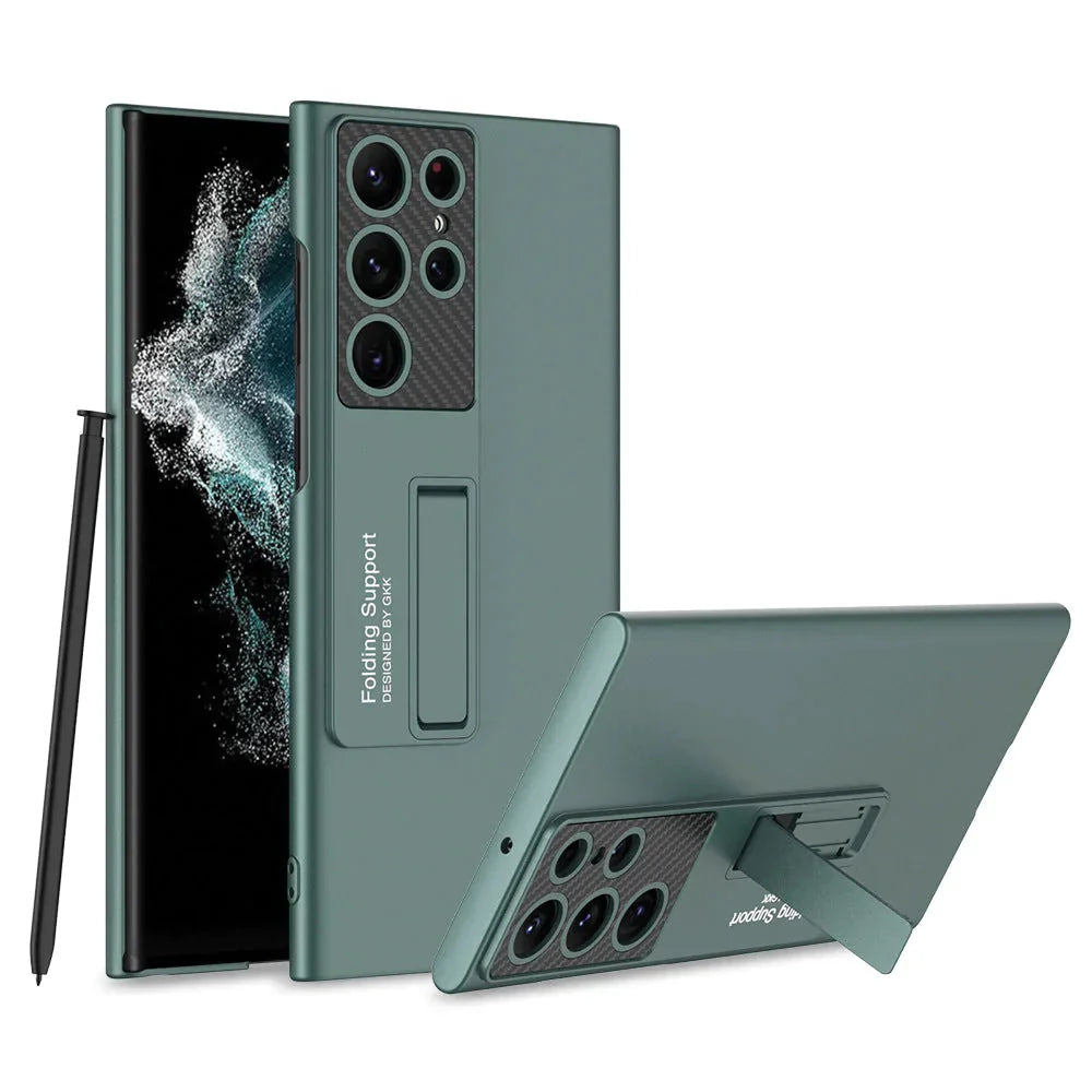 Luxury Thin Standing Case With S-Pen Slot For Galaxy S Series