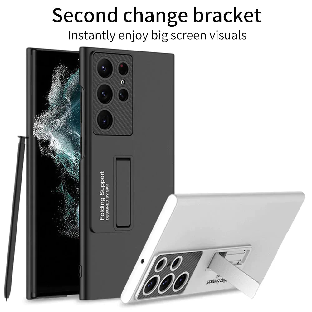 Luxury Thin Standing Case With S-Pen Slot For Galaxy S Series