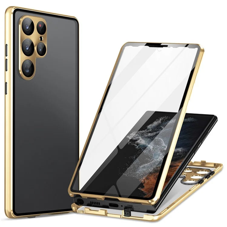 Galaxy S Series - Double Sided Magnetic Aluminium  Frame Case