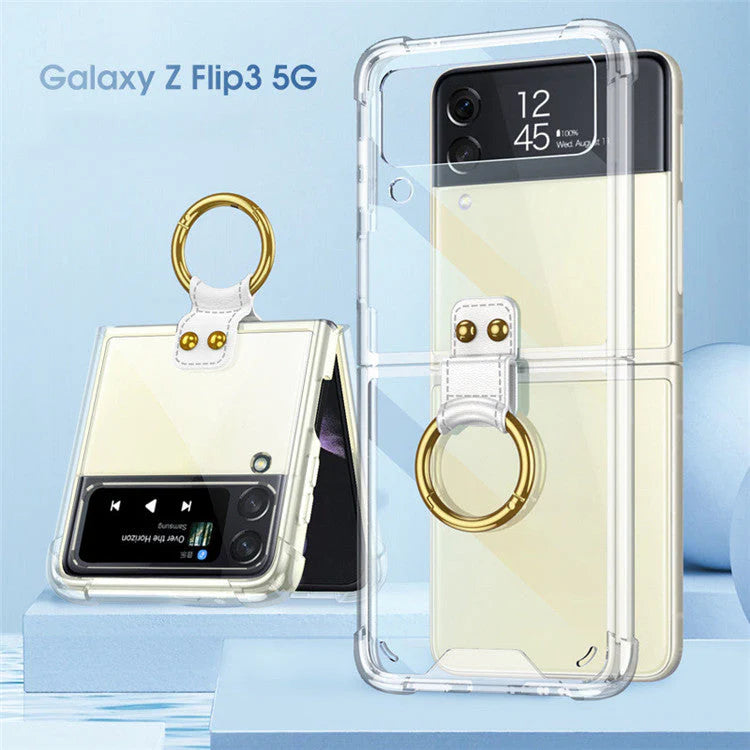 Acrylic Ring Case For Samsung Galaxy Z Flip 3