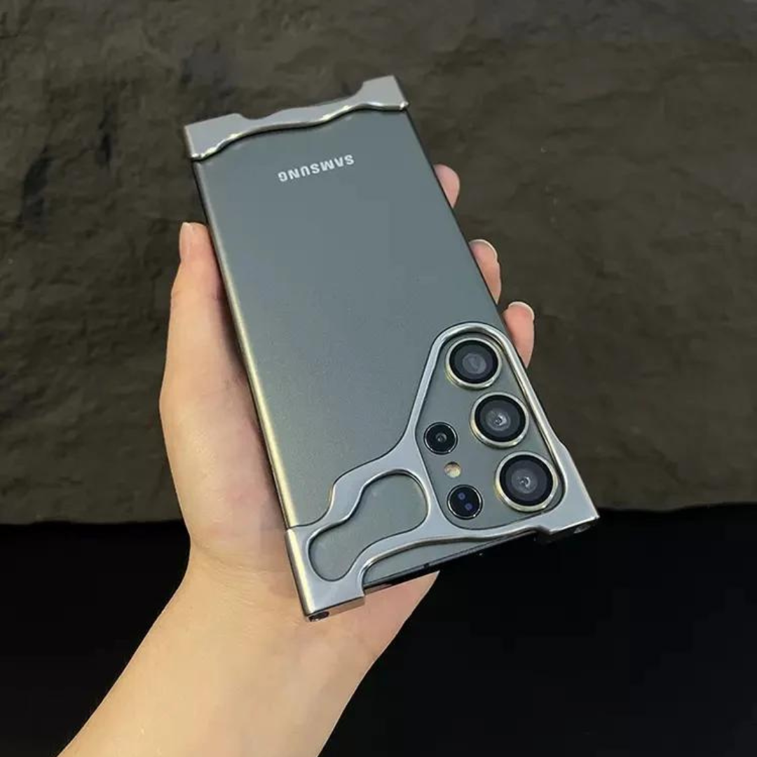 Titanium Metal Corner Frame Luxury Bumper Case For Galaxy S Series