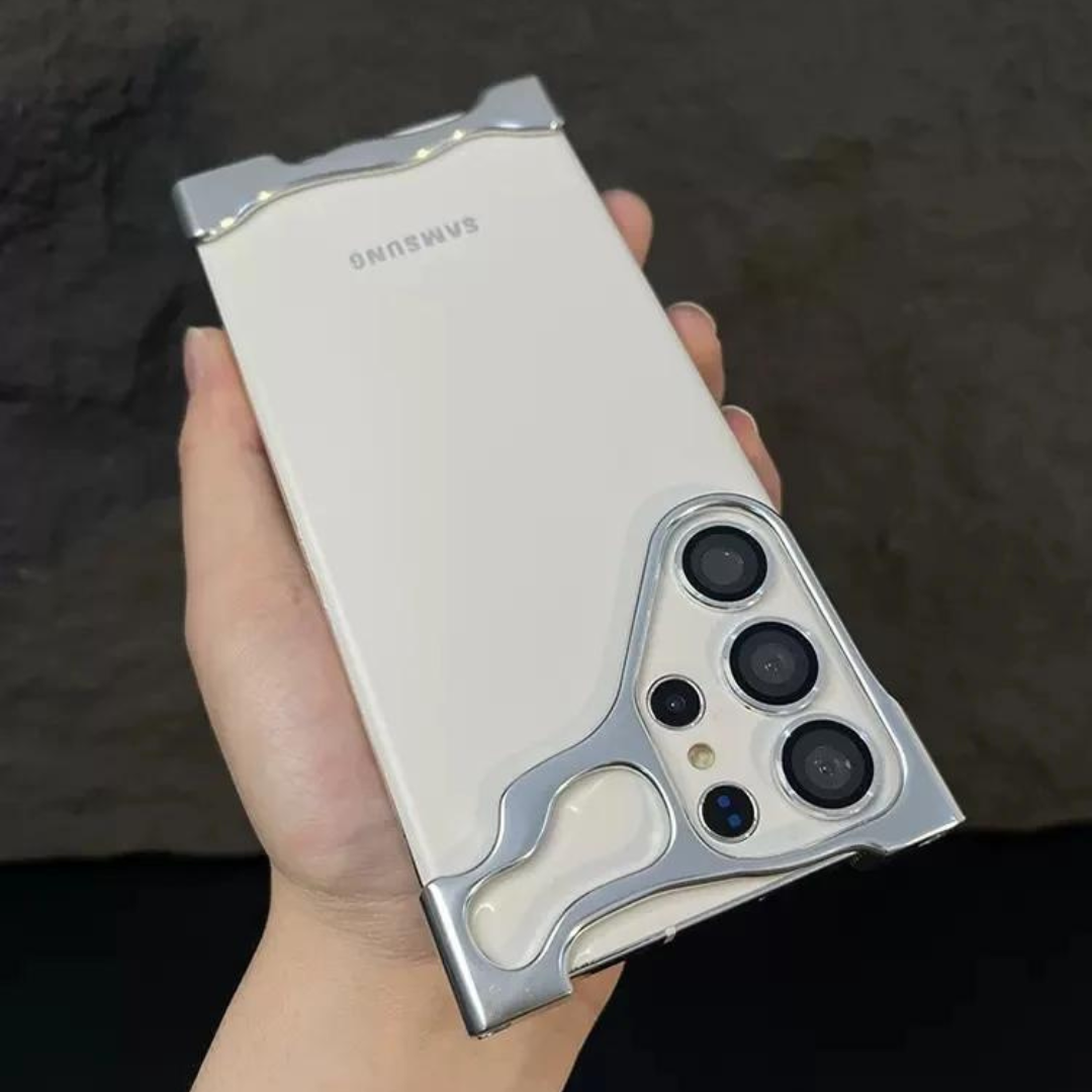 Titanium Metal Corner Frame Luxury Bumper Case For Galaxy S Series