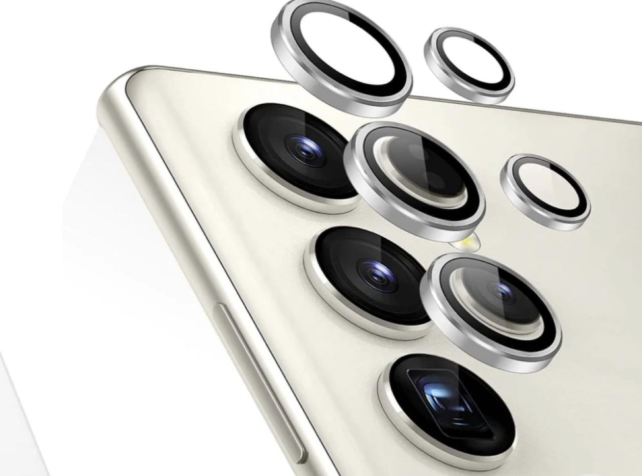 Titanium Camera Lense Protector 9H Aluminium Ring - Samsung